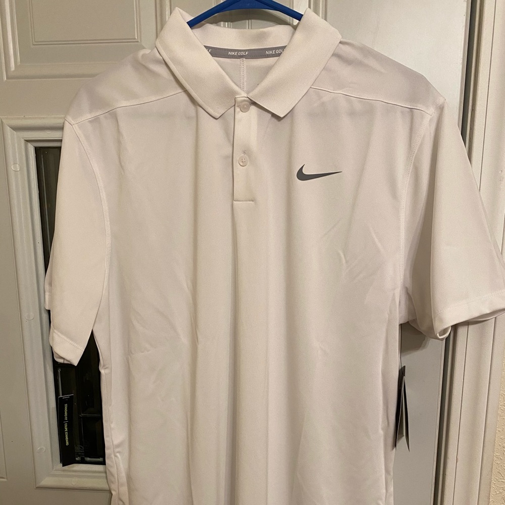 Nike, White Men's Hydroguard White Tee Shirt,
